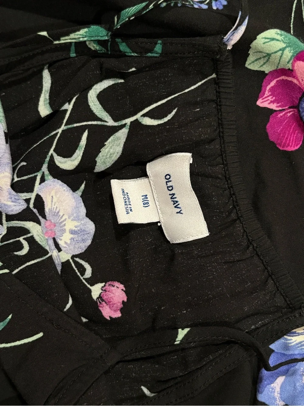 Old Navy Black Floral Sundress